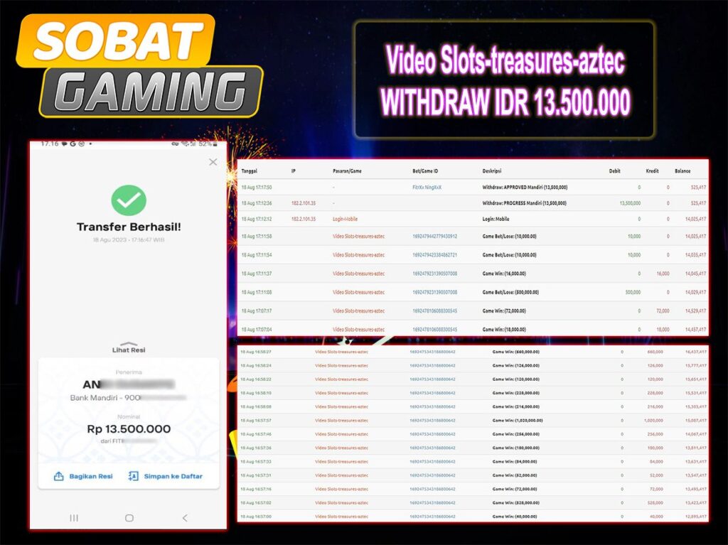 BUKTI JP 18 AGUSTUS 2023 LUNAS RP. 13.500.000,-