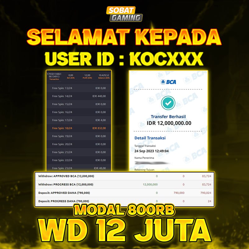 BUKTI JP2 24 SEPTEMBER 2023 LUNAS RP. 12.000.000,-
