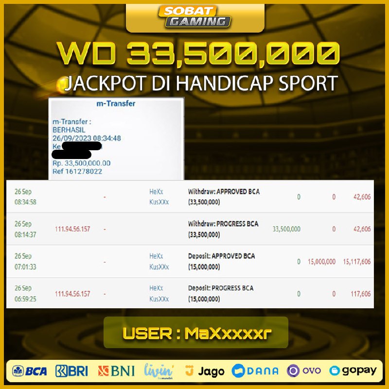 BUKTI JP1 26 SEPTEMBER 2023 LUNAS RP. 33.500.000,-