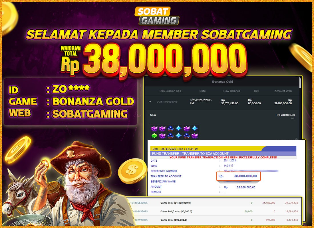 BUKTI JP2 25 NOVEMBER 2023 LUNAS RP. 38.000.000,-