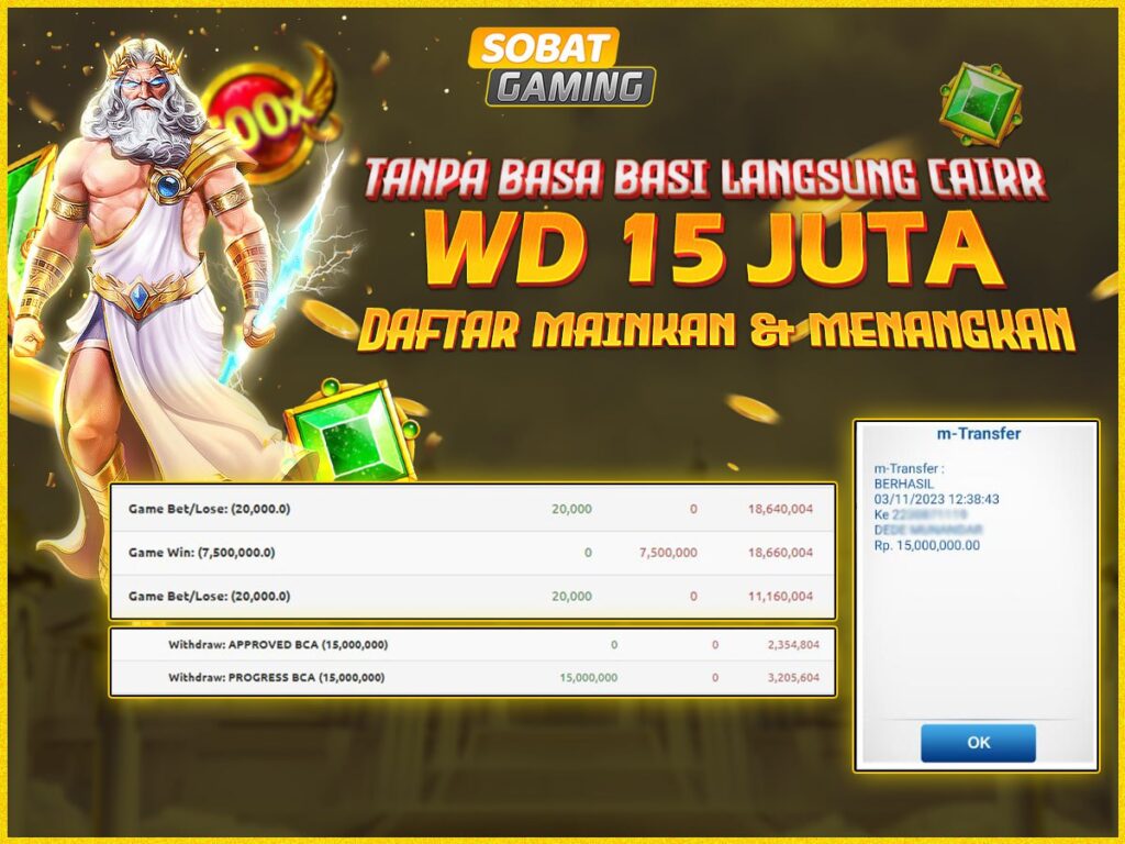 BUKTI JP2 03 NOVEMBER 2023 LUNAS RP. 15.000.000,-