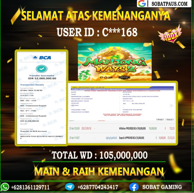BUKTI JP 25 MARET 2024 LUNAS RP. 105.000.000,-