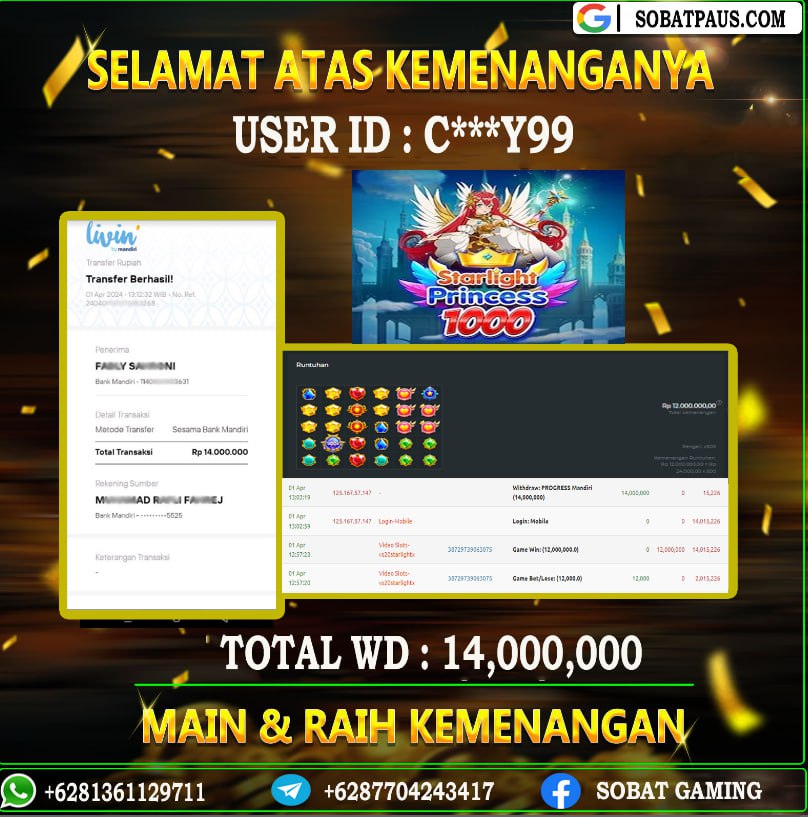 BUKTI JP1 01 APRIL 2024 LUNAS RP. 14.000.000,-