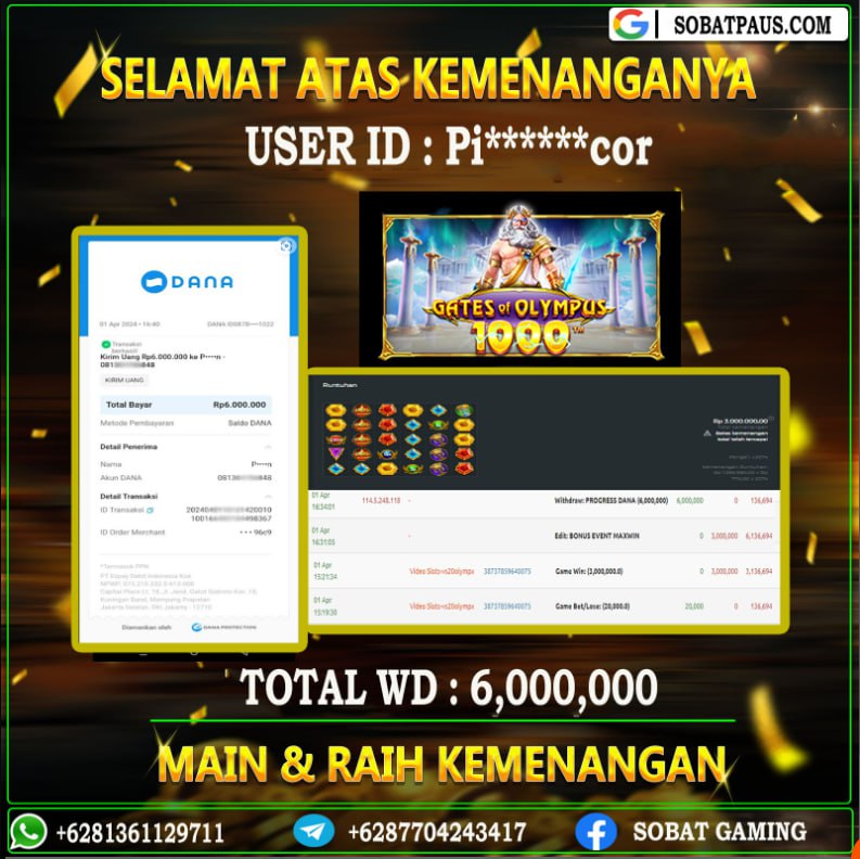 BUKTI JP2 01 APRIL 2024 LUNAS RP. 6.000.000,-