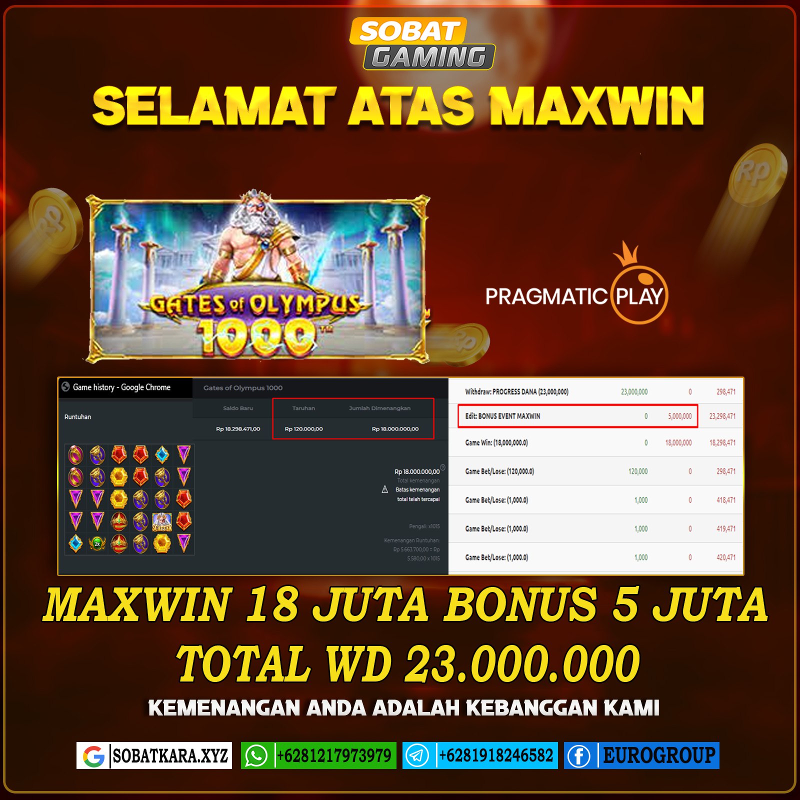 BUKTI JP 22 MEI 2024 LUNAS RP. 23.000.000,-