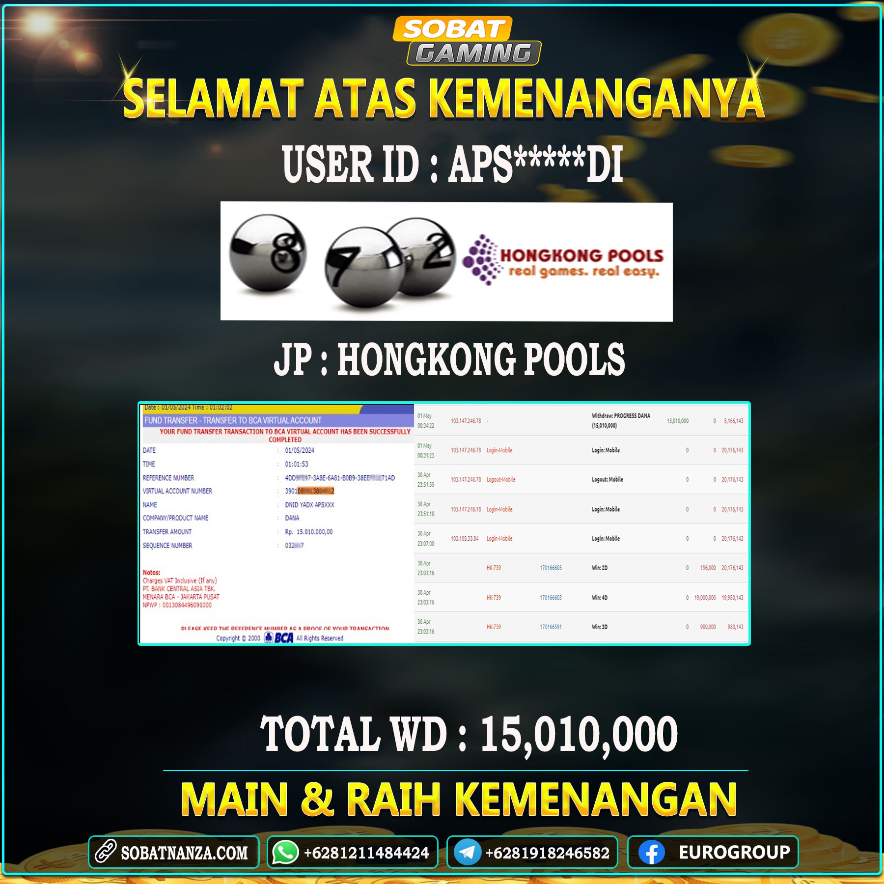 BUKTI JP 01 MEI 2024 LUNAS RP. 15.010.000,-