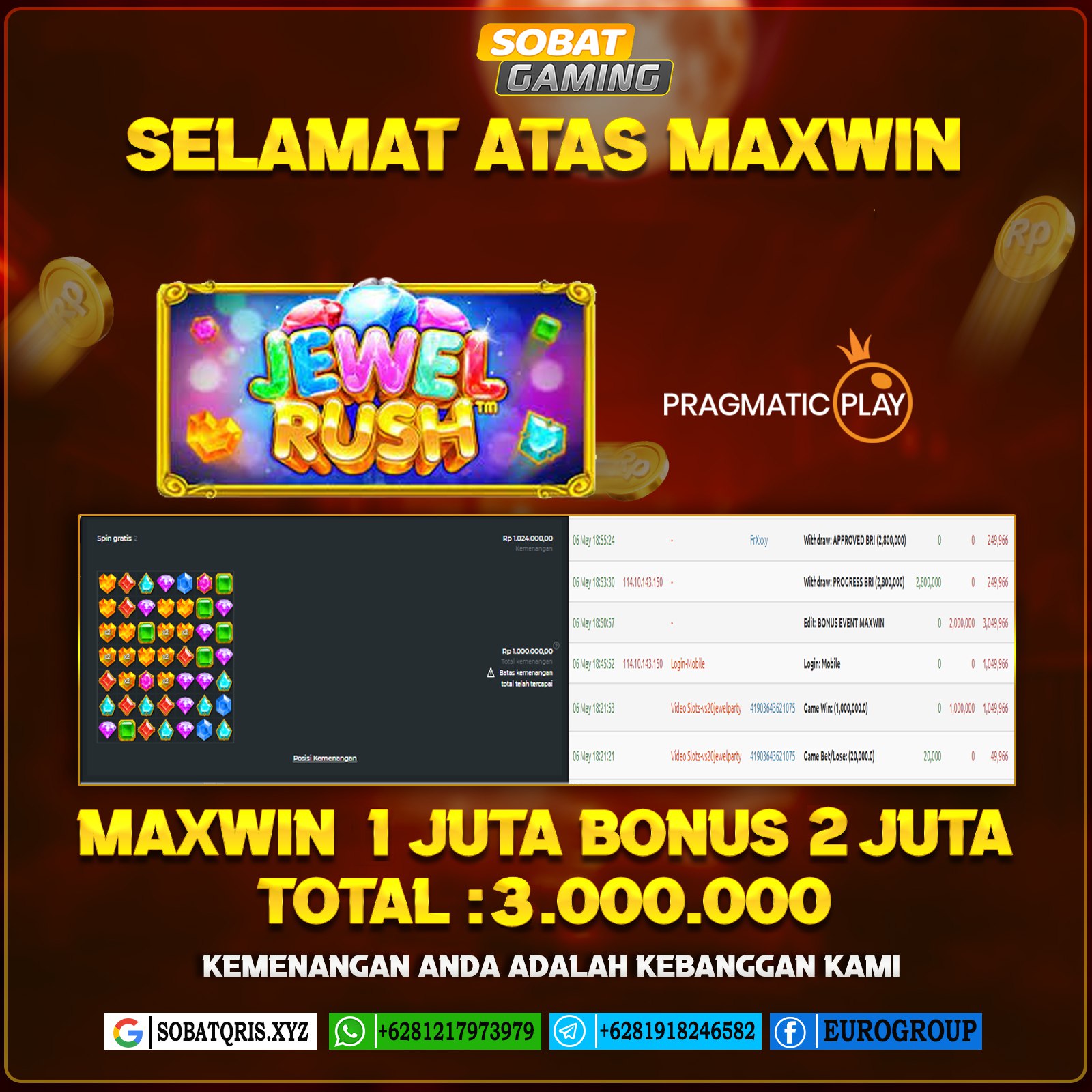 BUKTI JP2 06 MEI 2024 LUNAS RP. 2.800.000,-