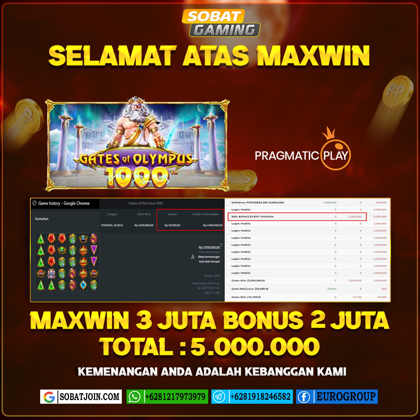 BUKTI JP 28 MEI 2024 LUNAS RP. 4.800.000,-