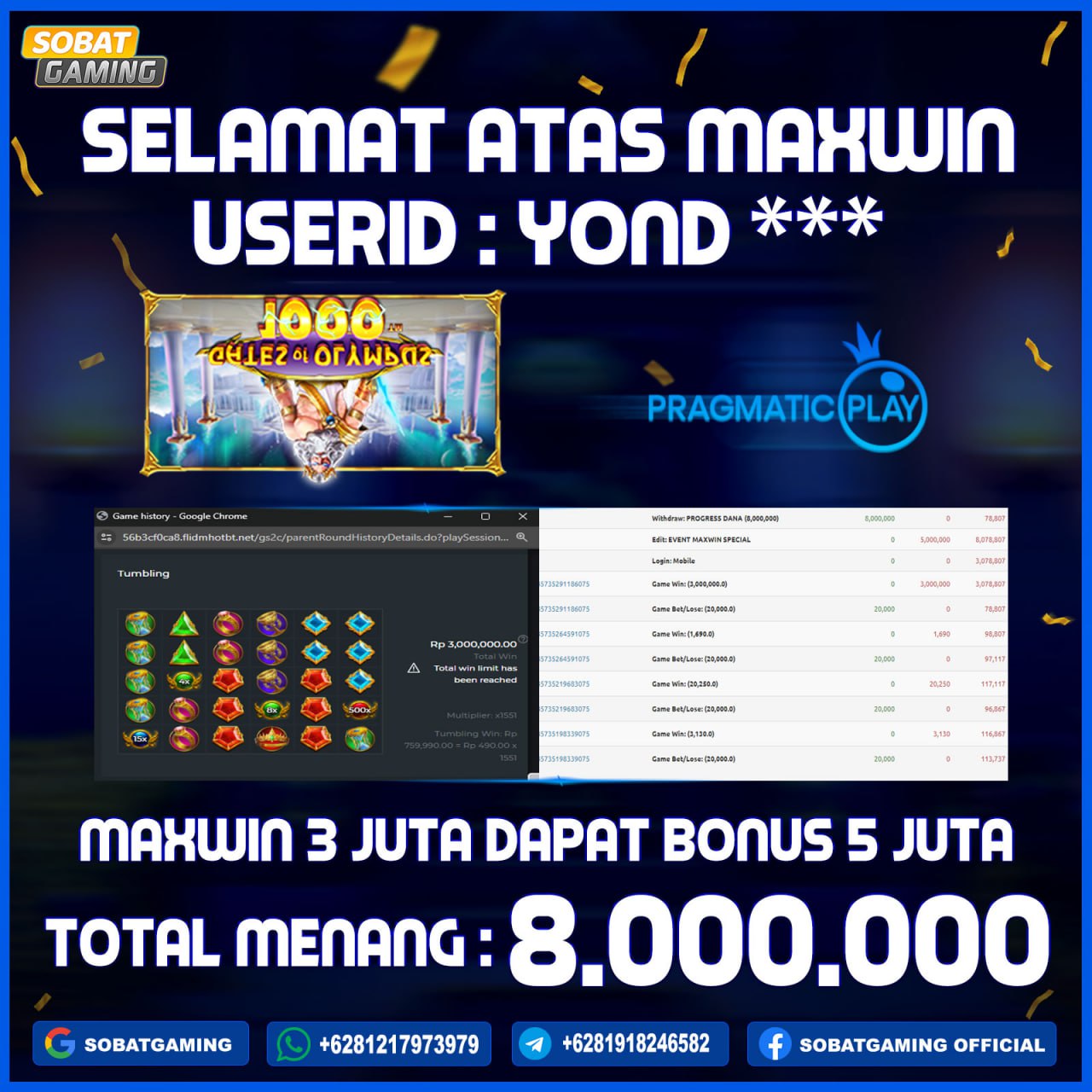BUKTI JP2 06 JULI 2024 LUNAS RP. 8.000.000,-