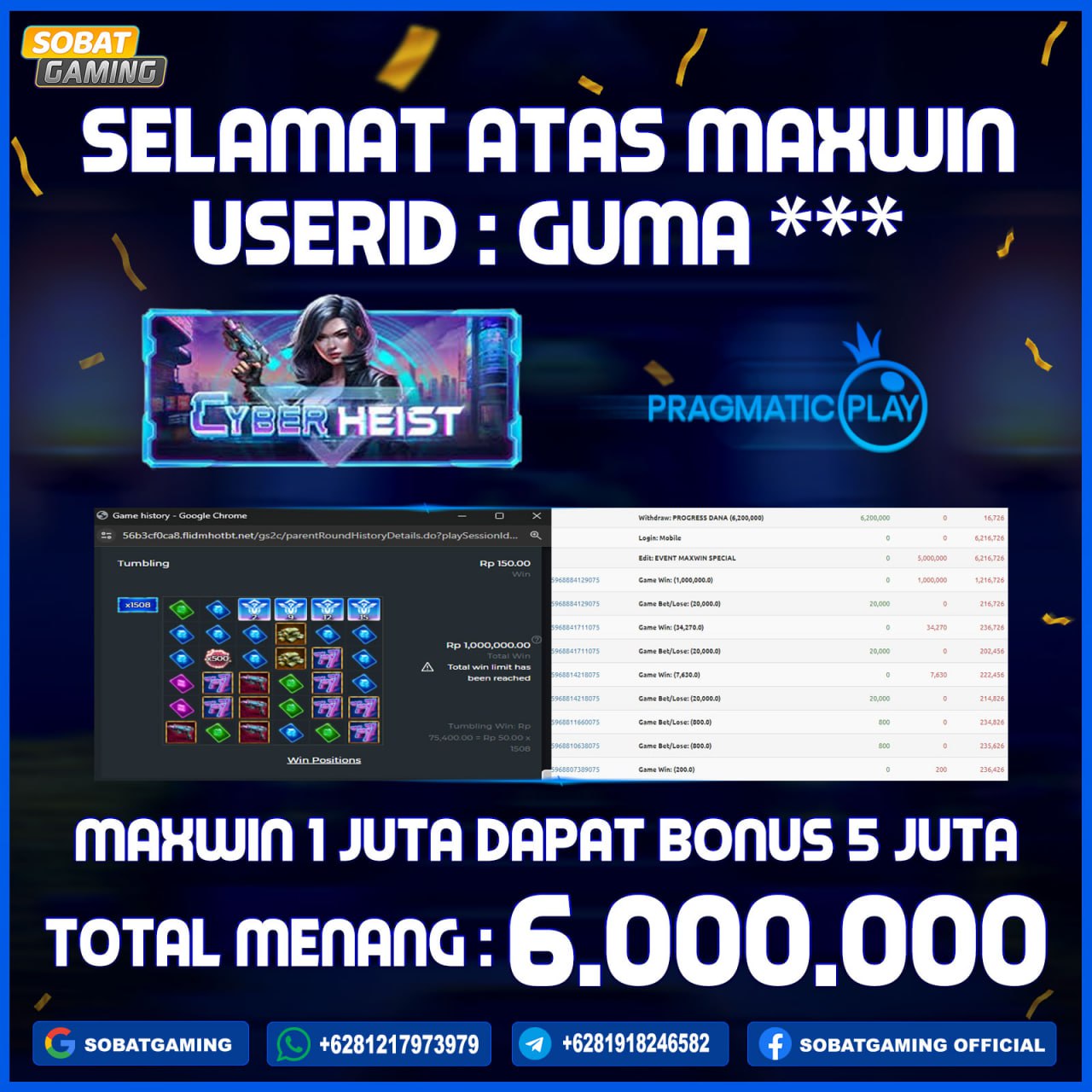 BUKTI JP 13 JULI 2024 LUNAS RP. 6.200.000,-