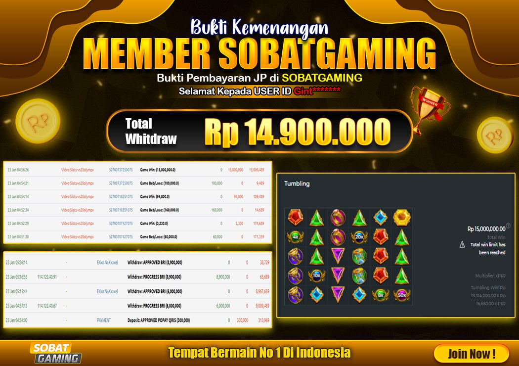 BUKTI JP 23 JANUARI 2025 LUNAS RP. 14.900.00,-