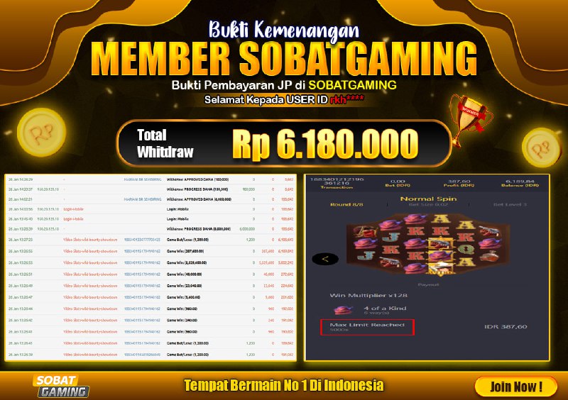 BUKTI JP3 26 JANUARI 2025 LUNAS RP. 6.180.000,-
