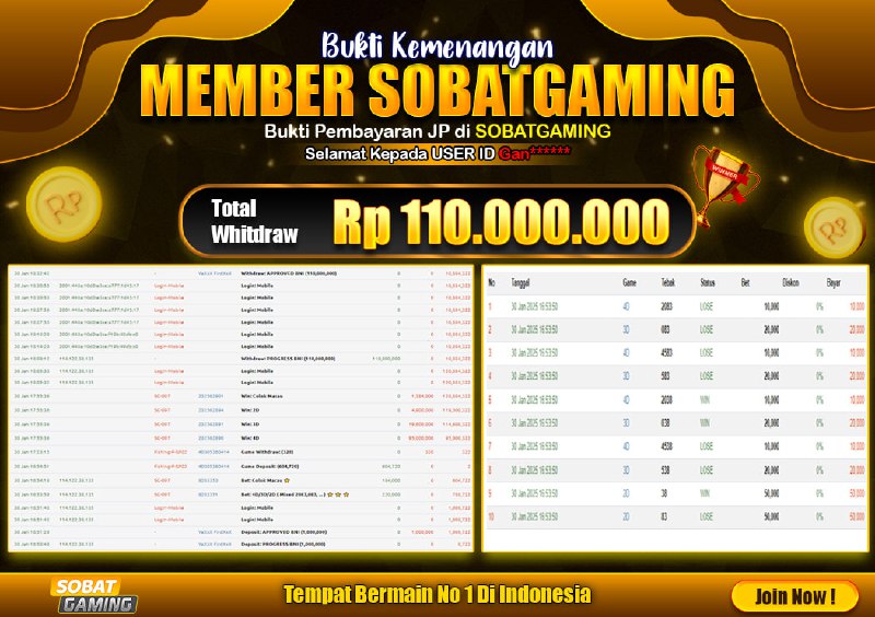 BUKTI JP3 30 JANUARI 2025 LUNAS RP. 110.000.000,-