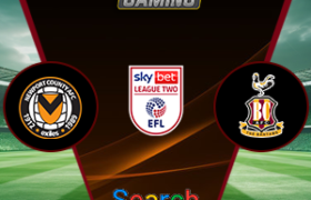 Newport County vs Bradford City 15 Februari 2025