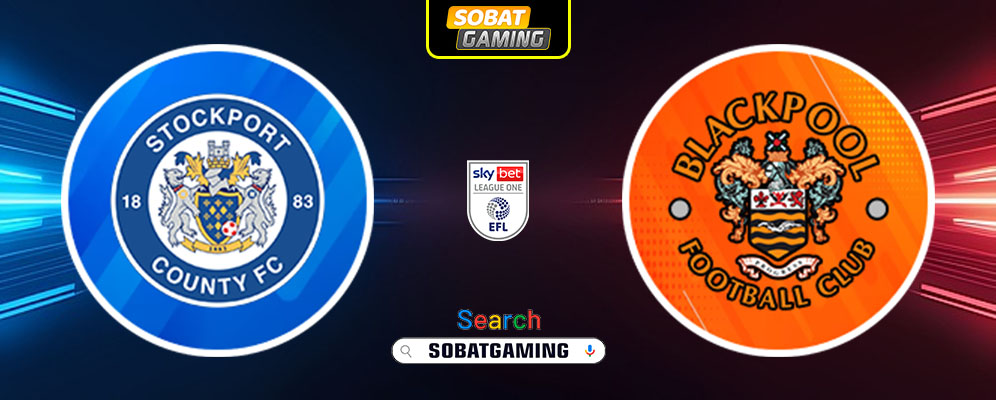Stockport County Vs Blackpool 01 Maret 2025