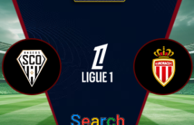 Angers Vs As Monaco 16 Maret 2025