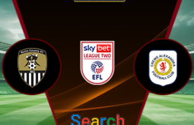 Notts County Vs Crewe Alexandra 22 Maret 2025
