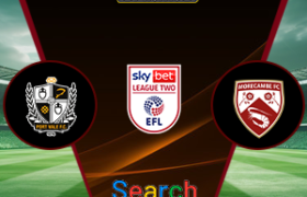 Port Vale Vs Morecambe 22 Maret 2025