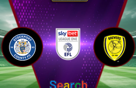 Stockport County Vs Burton Albion 29 Maret 2025