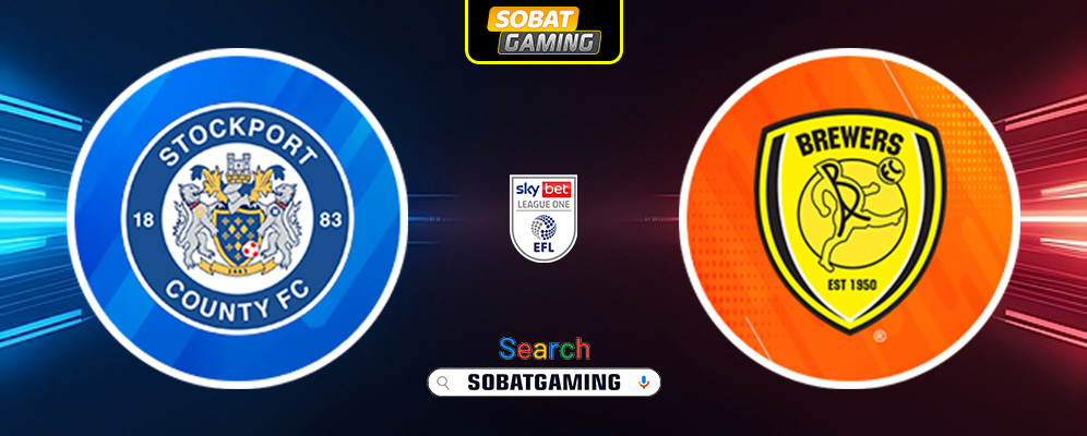 Stockport County Vs Burton Albion 29 Maret 2025