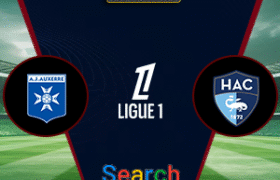 Auxerre Vs Le Havre 04 Mei 2025