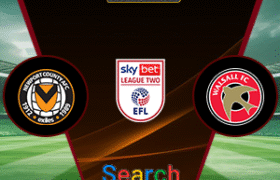 Newport County Vs Walsall 21 April 2025