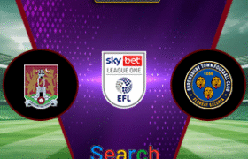 Northampton Town Vs Shrewsbury Town 21 April 2025