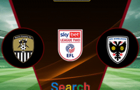 Notts County Vs AFC Wimbledon 11 Mei 2025