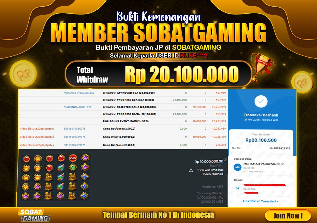 BUKTI JP2 31 MEI 2025 LUNAS RP. 20.100.000,-
