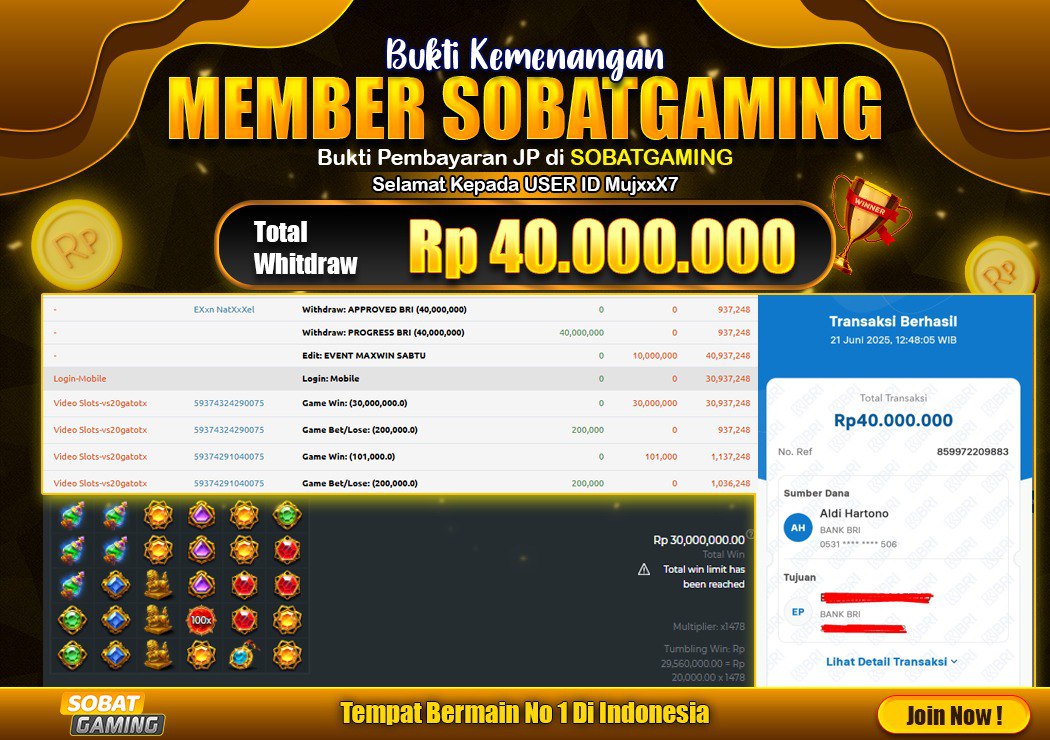 BUKTI JP 21 JUNE 2025 LUNAS RP. 40.000.000,-