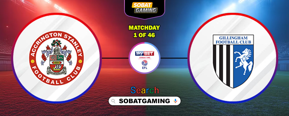 Accrington Stanley Vs Gillingham 02 Agustus 2025