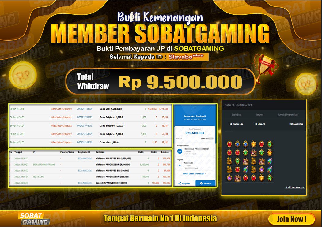 BUKTI JP1 30 JUNE 2025 LUNAS RP. 9.500.000,-