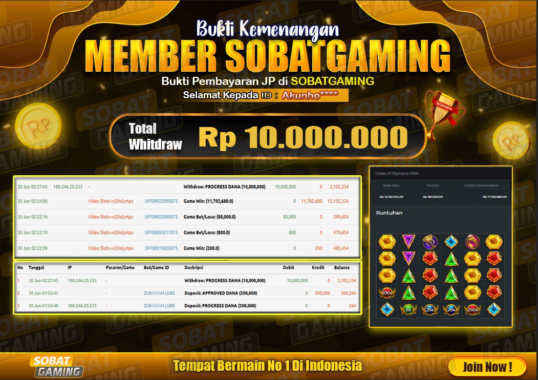 BUKTI JP2 30 JUNE 2025 LUNAS RP. 10.000.000,-