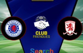 Rangers Vs Middlesbrough 26 Juli 2025