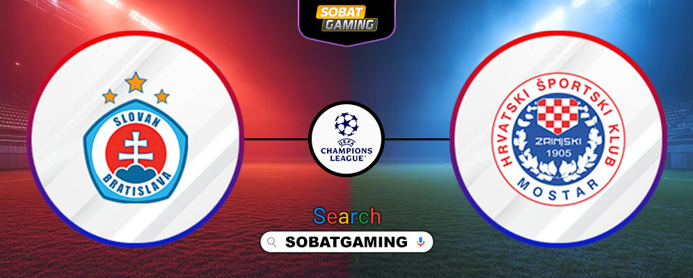 Slovan Bratislava Vs Zrinjski Mostar 23 Juli 2025