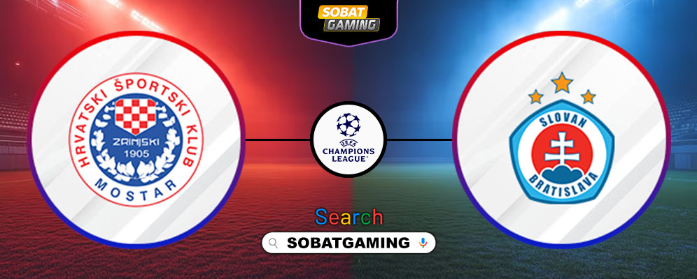 Zrinjski Mostar Vs Slovan Bratislava 30 Juli 2025