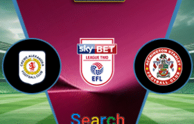 Crewe Alexandra Vs Accrington Stanley 09 Agustus 2025