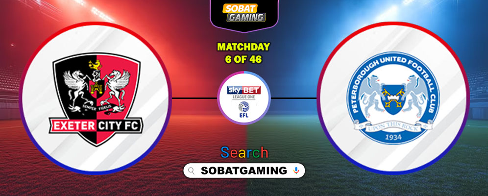Exeter City Vs Peterborough United 30 Agustus 2025
