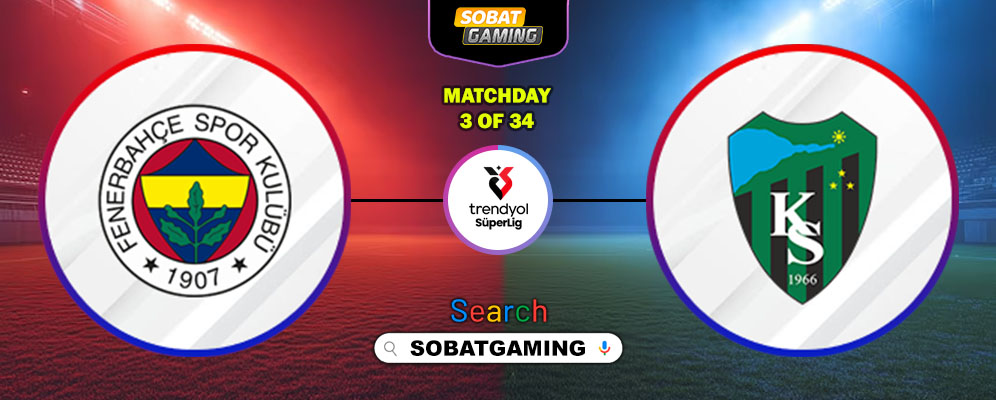 Fenerbahce Vs Kocaelispor 24 Agustus 2025