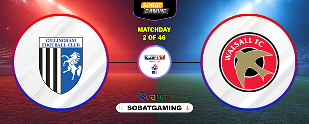Gillingham Vs Walsall 09 Agustus 2025