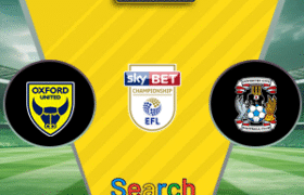 Oxford United Vs Coventry City 30 Agustus 2025