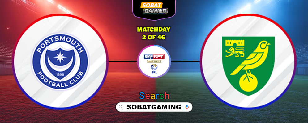 Portsmouth Vs Norwich City 16 Agustus 2025