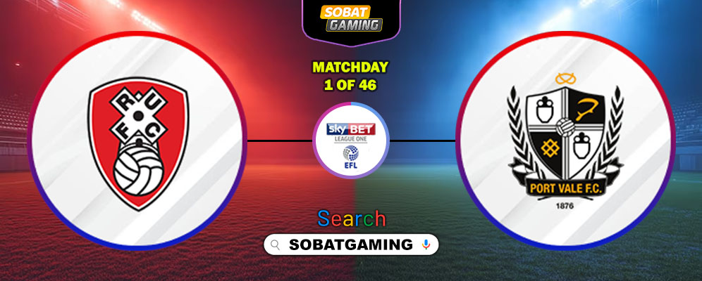 Rotherham United Vs Port Vale 02 Agustus 2025