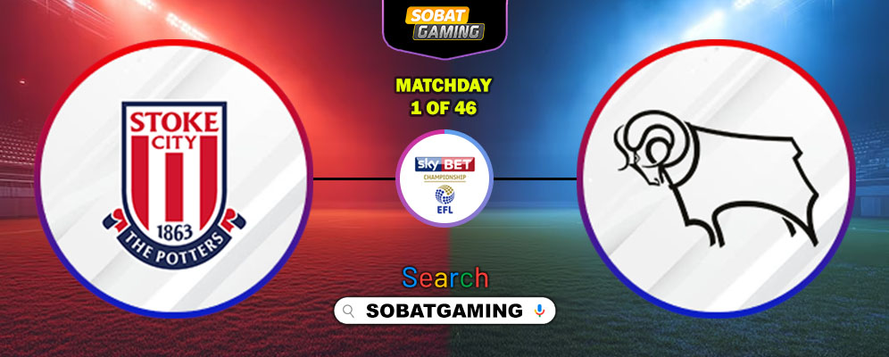 Stoke City Vs Derby County 09 Agustus 2025