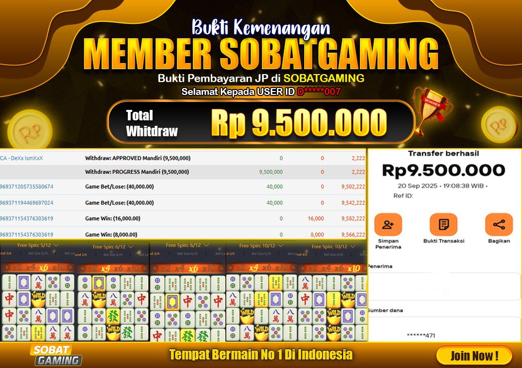 BUKTI JP 20 SEPTEMBER 2025 LUNAS RP. 9.500.000,-