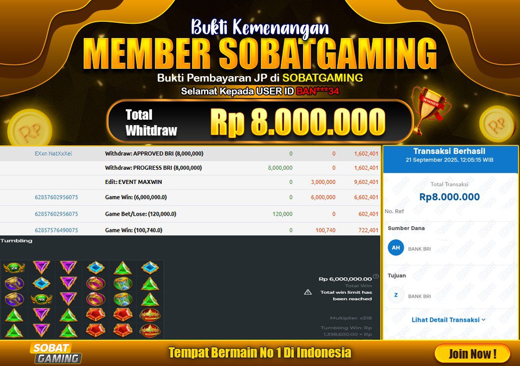 BUKTI JP 21 SEPTEMBER 2025 LUNAS RP. 8.000.000,-