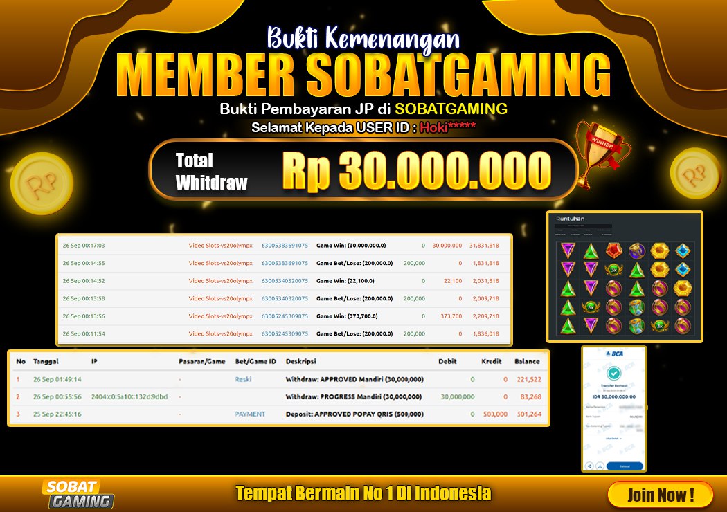 BUKTI JP 26 SEPTEMBER 2025 LUNAS RP. 30.000.000,-