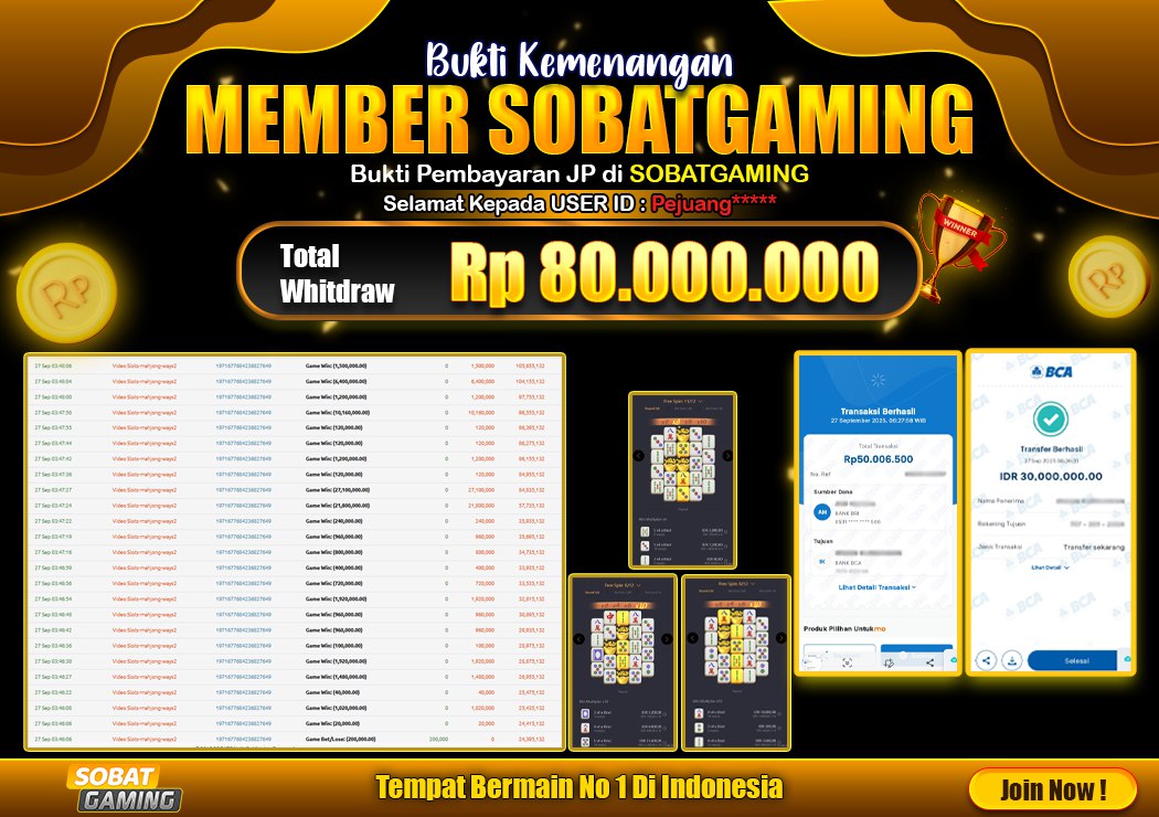 BUKTI JP 27 SEPTEMBER 2025 LUNAS RP. 80.000.000,-