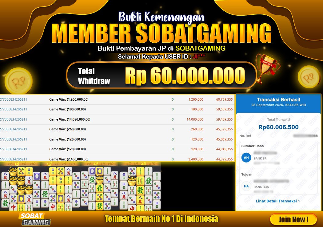 BUKTI JP 28 SEPTEMBER 2025 LUNAS RP. 60.000.000,-