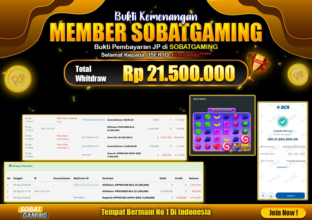 BUKTI JP 29 SEPTEMBER 2025 LUNAS RP. 21.500.000,-